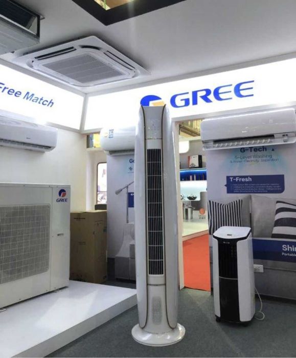 Колонный кондиционер GREE-36 установка сразу