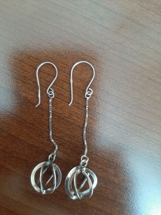 Серьги серебряные