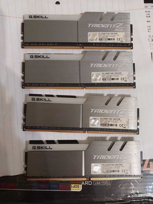 16GB DDR4 3200Mhz CL14 - G.Skill TridentZ RGB