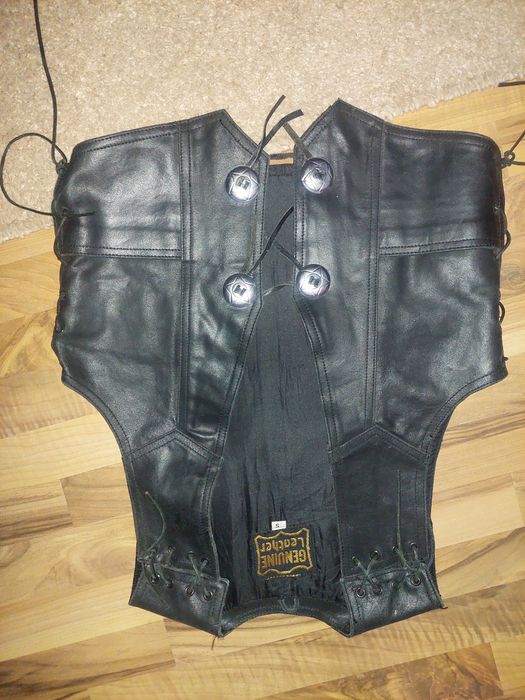 Vesta de bărbați,moto,chopper,rock ,piele naturala,marime S