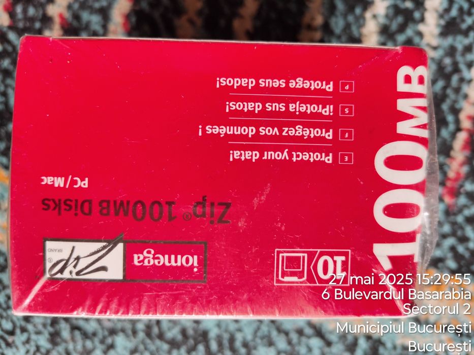 Diskete iomega zip 100 mega noi