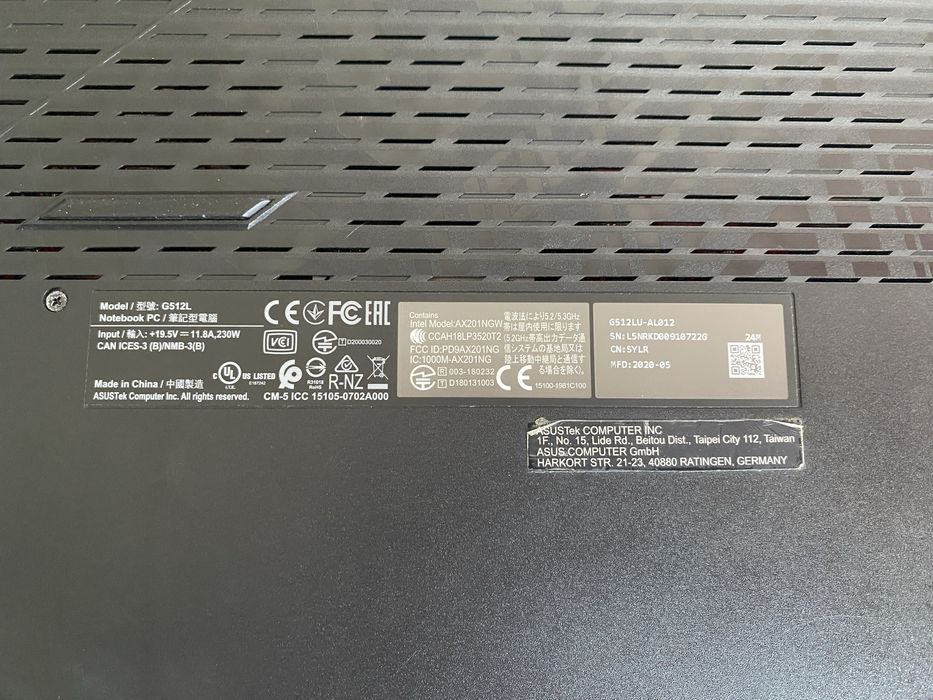 Laptop Gaming ASUS ROG Strix G15 G512LU