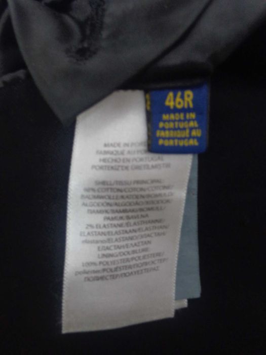 Sacou negru Polo Ralph Lauren bumbac marimea 46