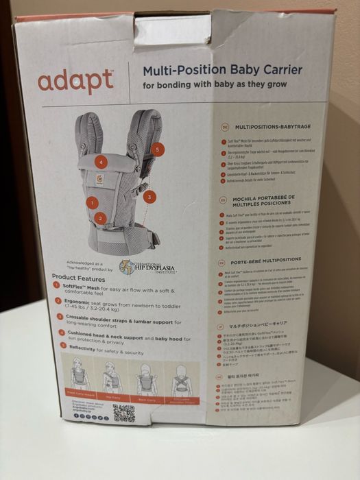 Ergobaby Adapt SoftFlex Mesh – ергономична раница за бебе