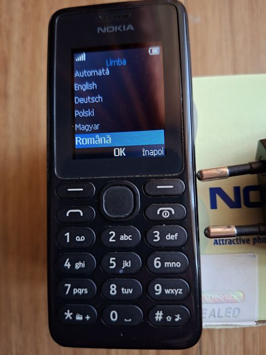 Telefon seniori Nokia,meniu ro,