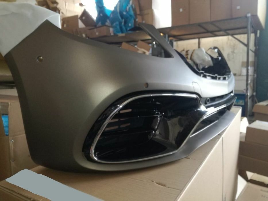 Facelift предна броня S63AMG за W222 Mercedes фарове решетка