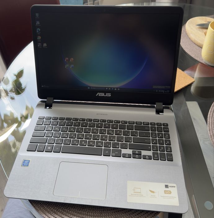 Asus Vivobook X507M 8GB RAM 4ядра/4 потока до 2.6GHz