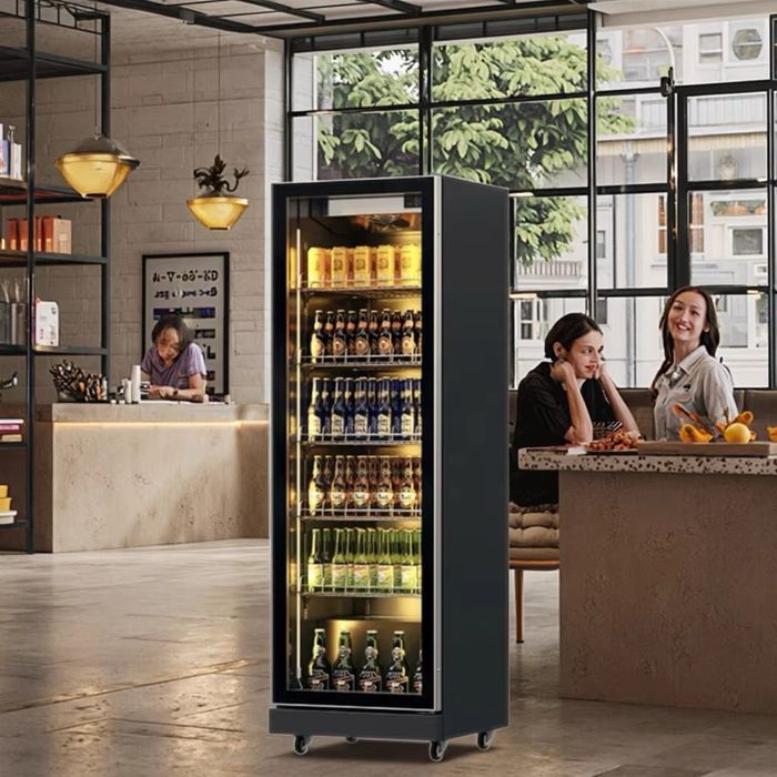Vitrina frigorifica verticala WH01, 200x60x60 cm, LED, racire ventilata