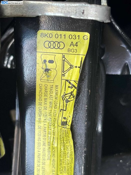 Cric Audi A5 2008 - 2017 Cod 8T0012109A 8K0011031G [C5565]