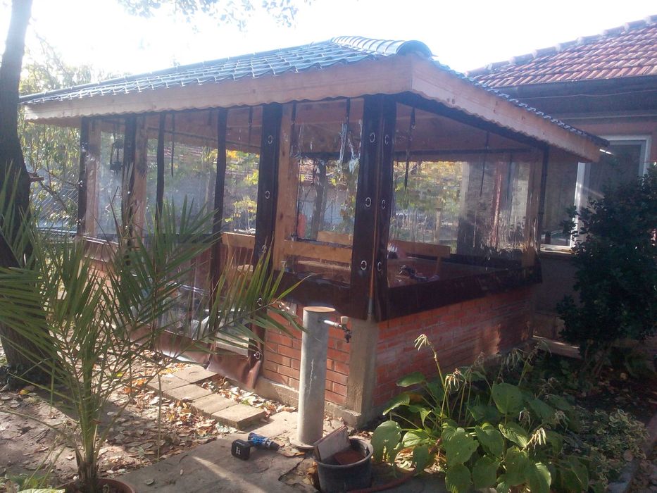 Ветроупорни завеси , тенти , покривала