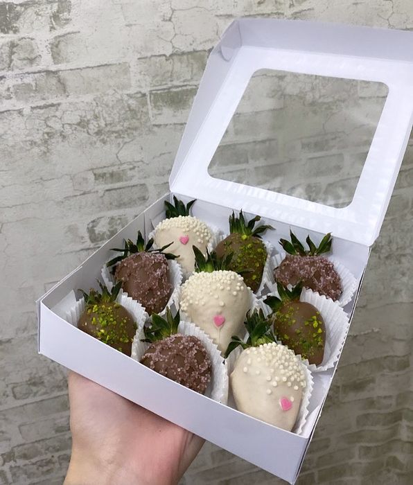 клубника в шоколаде