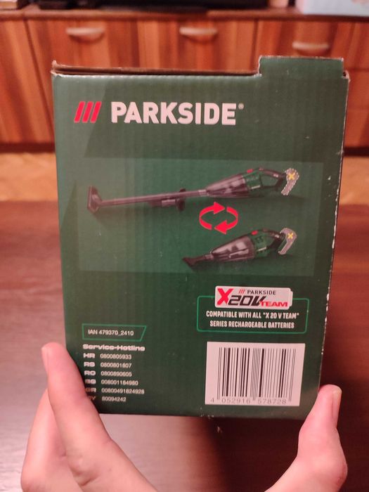Акумулаторна прахосмукачка Parkside PHSSA 20-Li D2