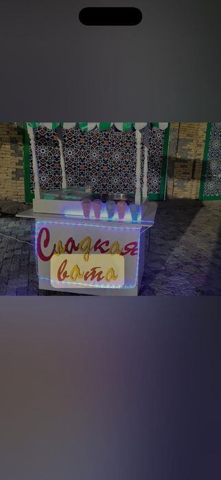 Тележка сладкой ваты