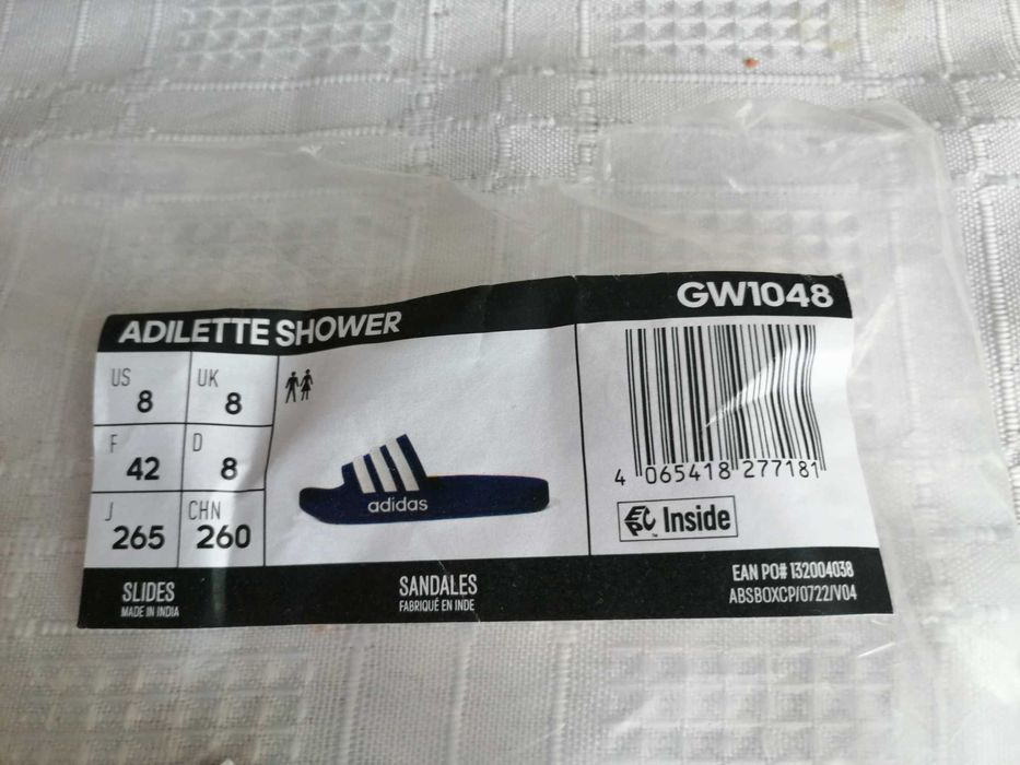 Чехли адидас, №41, сини, унесекс