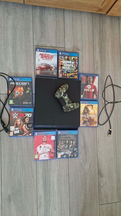Ps4 с игри+ джойстик