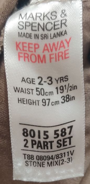 Lot Pantaloni scurti Marks & Spencer 2-3 ani