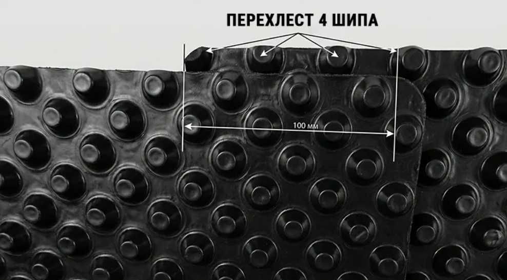 Профилированная мембрана, Мембрана, Плантер (Без фильтра)