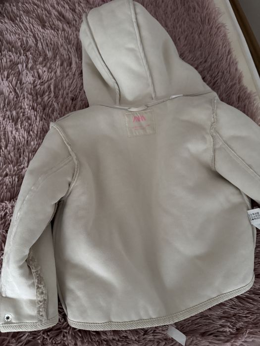 Geaca blana copii unisex marimea 98