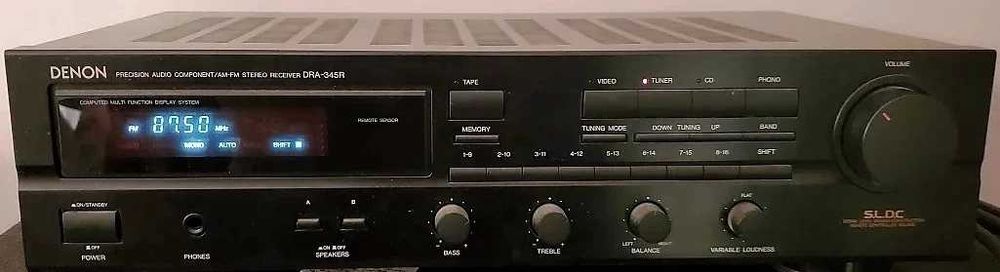 Amplituner Denon DRA-345R (45 wati/8 ohmi), made in Japan