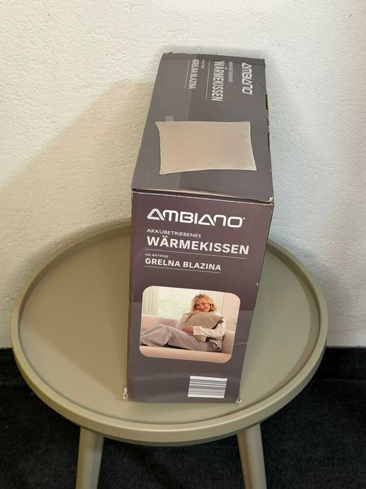 Perna incalzitoare Ambiano, pe baterie, 3 trepte, noua