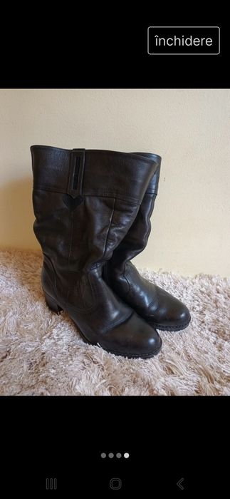 Cizme piele marimea 40