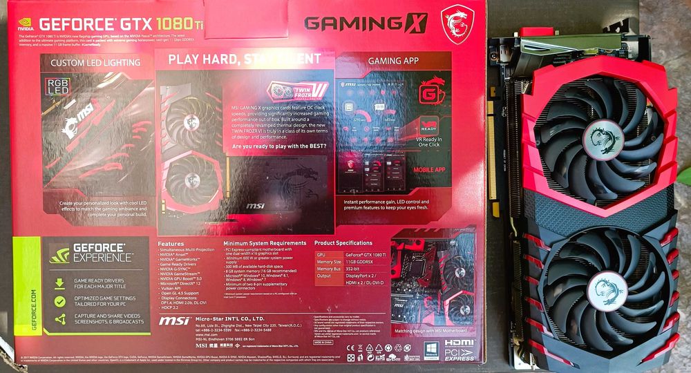 Vand GTX 1080 Ti Msi Gaming X 11GB