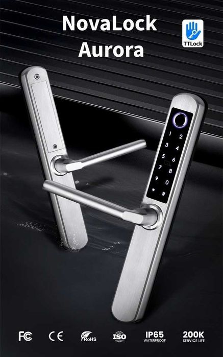 Yala inteligentă cu amprentă | Smart Lock Aurora cu aplicație TTLock