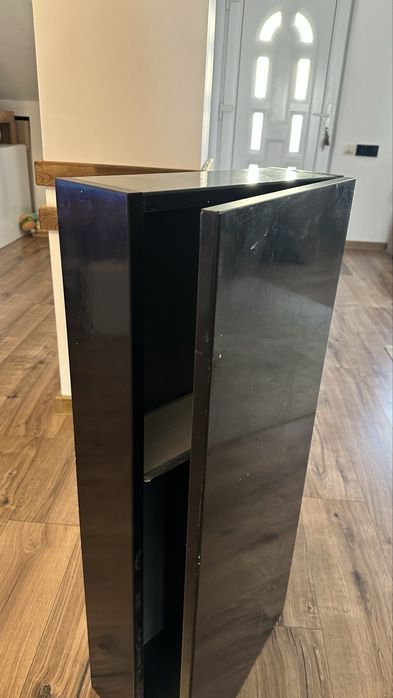 Dulap negru pentru baie 90x40x15 NOU cu folie