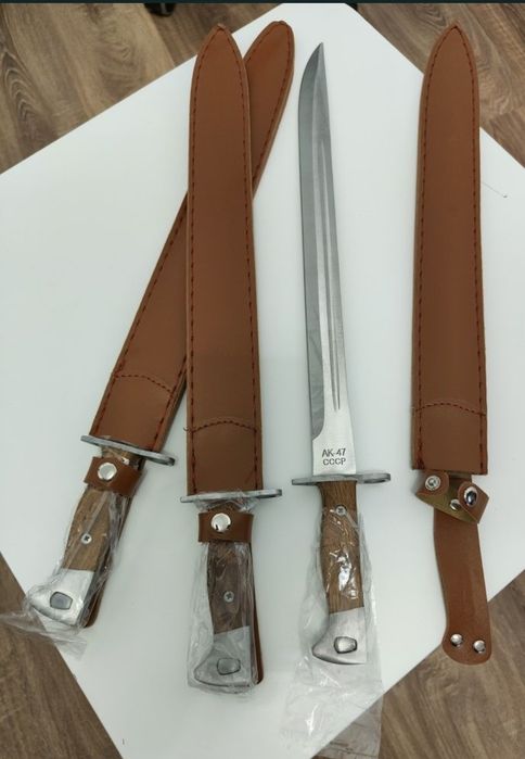 Maceta AK-47, Baioneta 50cm Vânătoare + Husa Cadou