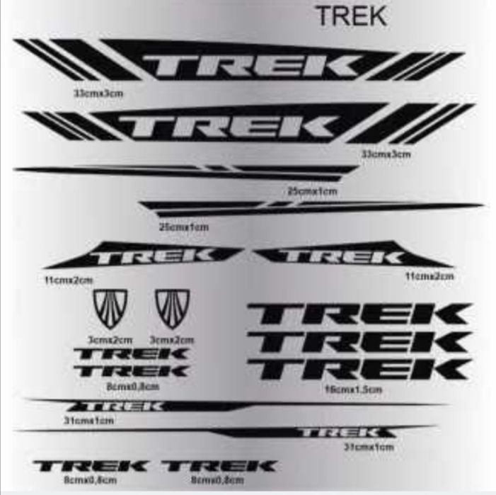 Stickere bicicleta Trek/Giant si alte mărci-la comanda
