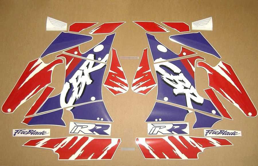 Стикери Honda CBR 900RR Fireblade лепенки хонда цбр 900 rr рр sc28