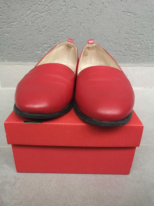 Balerini Comart din piele naturala moale, confortabili, marimea 40