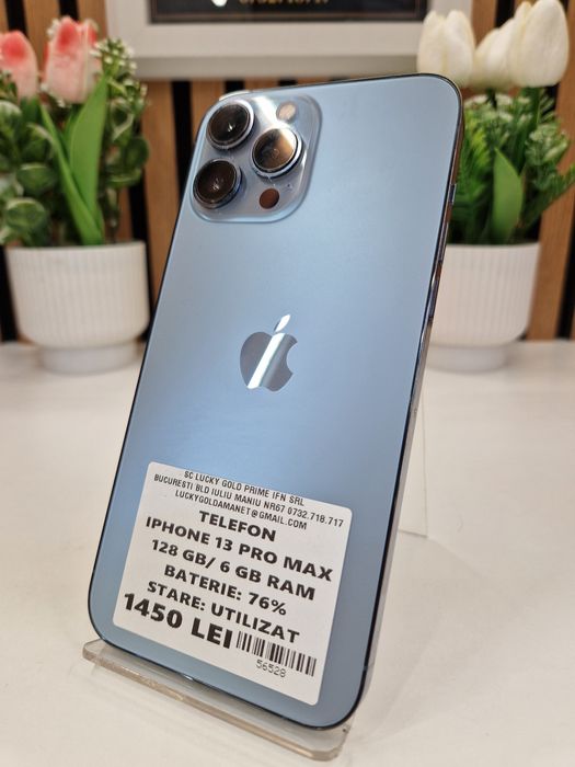 Iphone 13 Pro Max 128GB / 6GB RAM 76% Baterie Garantie! #56528