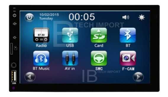 Нов модел Мултимедия за автомобил 7" Тъчскрийн бутони + камера 1682F