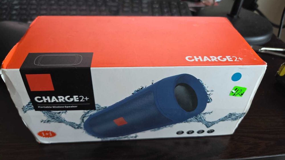 Bluetooth тонколона Charge 2+ – неоригинална, добра батерия, с кутия