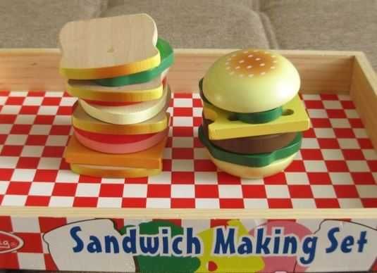 Деревянный набор "Делаем сэндвич"