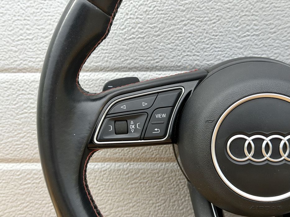 Скосен Волан AUDI A4 S4 B9 Черен конец