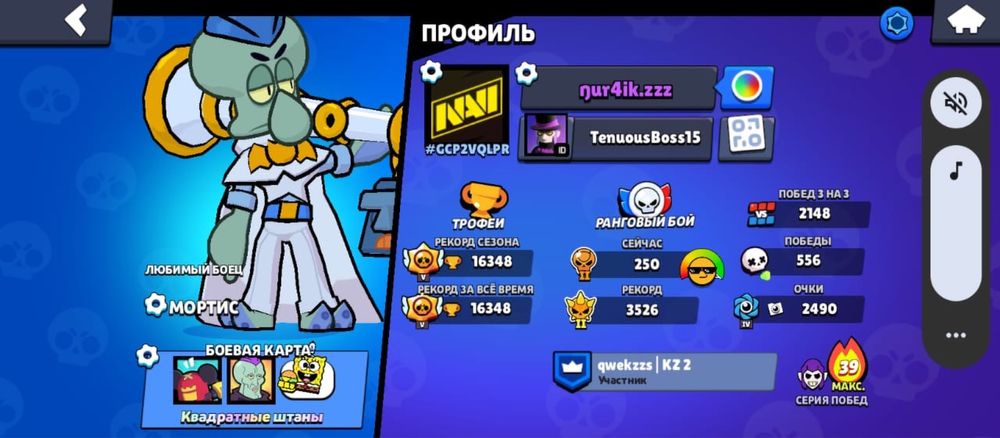 Продается аккаунт в Brawl Stars дёшево
