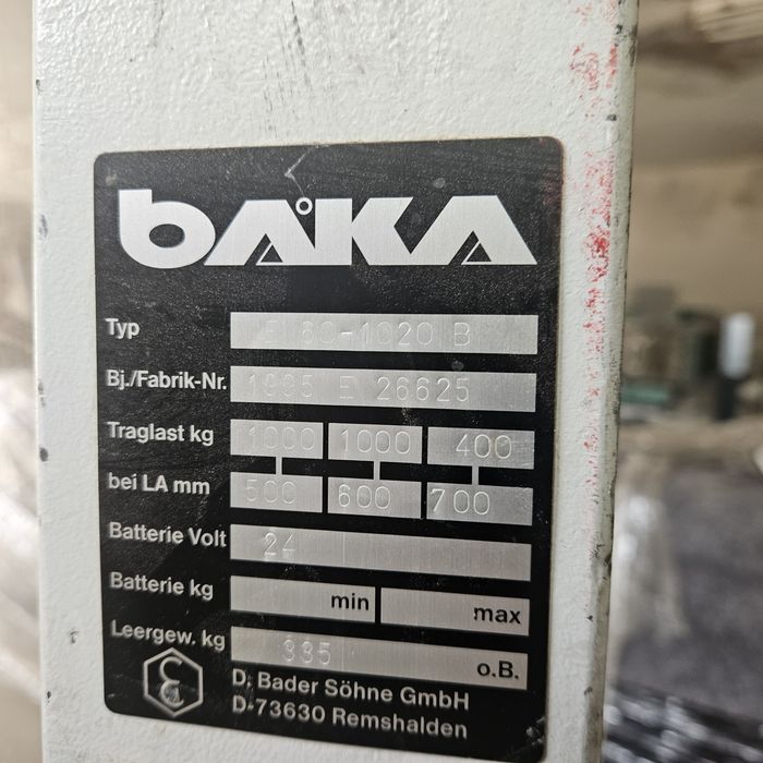 палетна количка с електрическо повдигане 1 тон