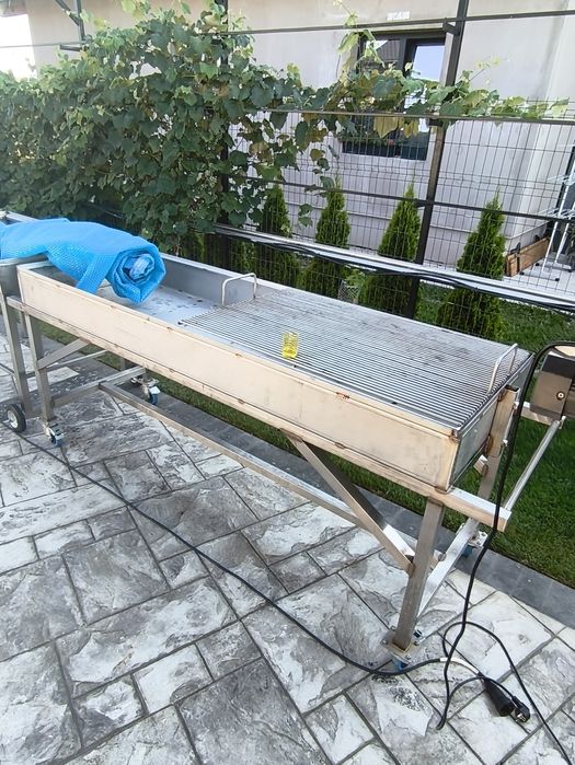 Rotisor inox cu grătar și motor