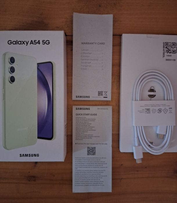 В гаранция - Смартфон Samsung Galaxy A54, 128GB, 8GB RAM, 5G