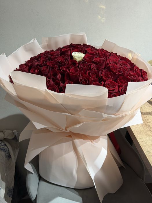 Букет цветов 101 роза