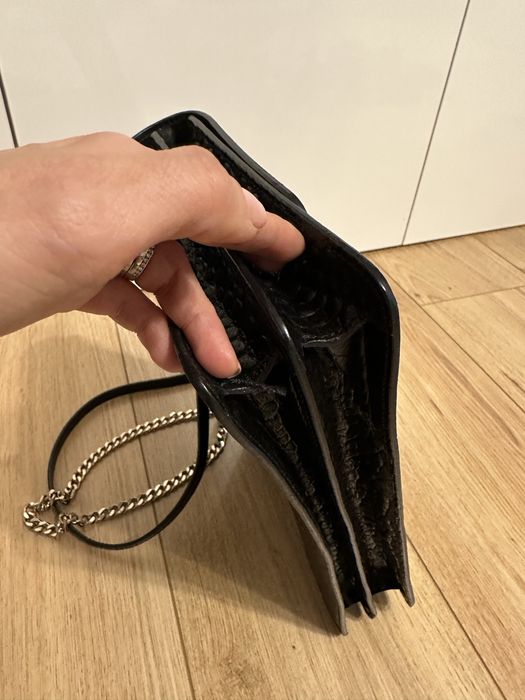 Geanta piele Musette model Carole