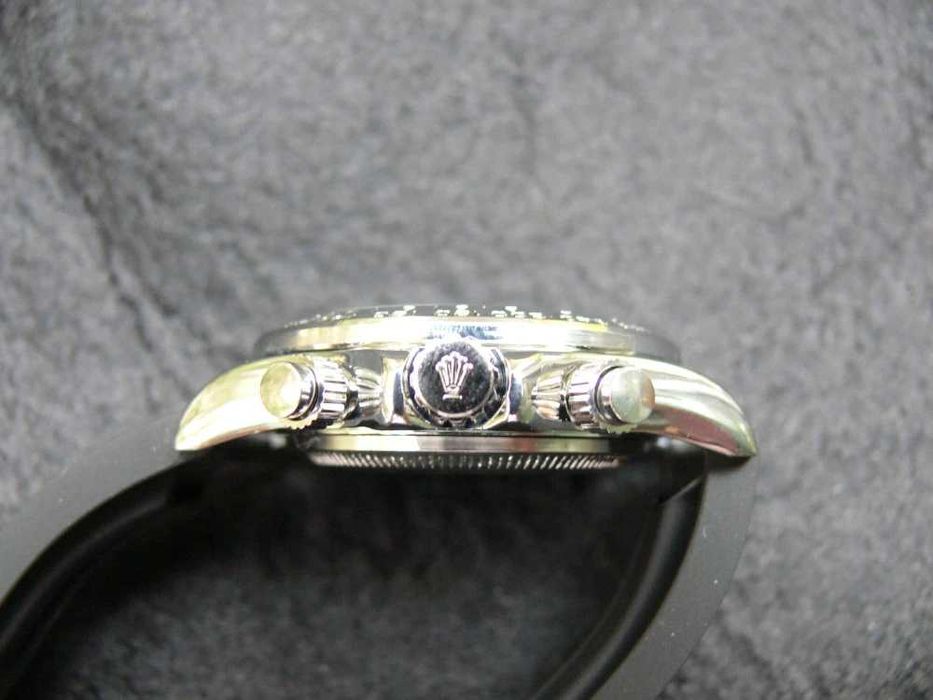 CEAS TIP R.O.L.EX Daytona Silver&Blue Silicone Edition NOU Albastru !!