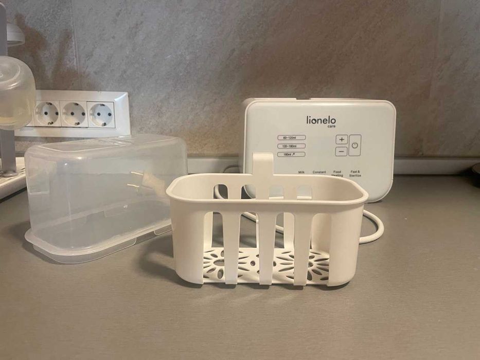 Incalzitor biberoane, Lionelo ThermUp Double 2 biberoane 3 - 5 min, Temperatura constanta pana la 24 h, Sterilizare, Dezghetare,