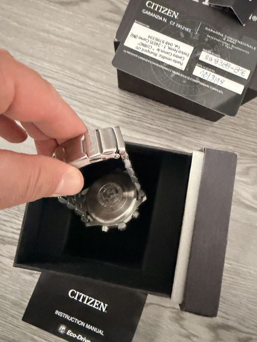 Citizen Eco Drive pilot