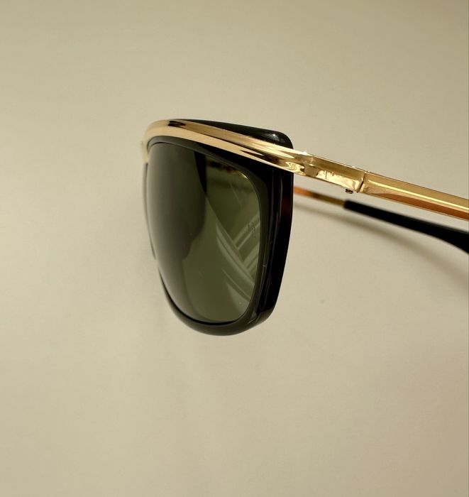 Ray-Ban B&L USA Vintage XL – 60мм G15 стъкло, черно/златно, ТОП състояние