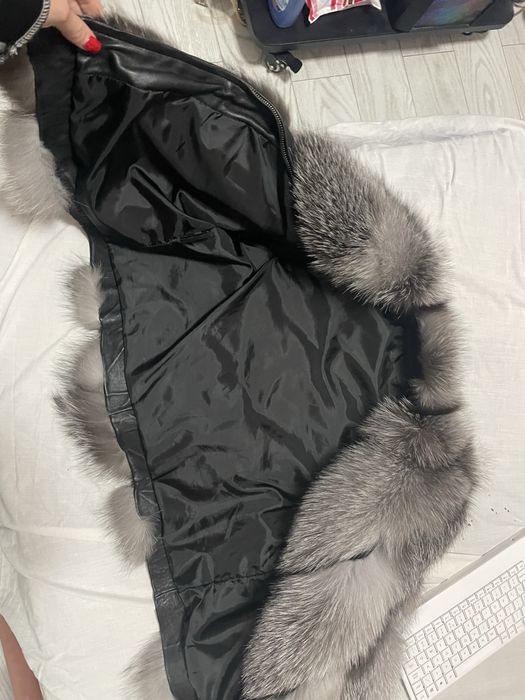 Geaca blana de vulpe