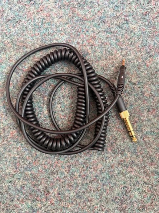 Cablu spiralat original Audio-Technica ATH-M40X, ATH-M50X și ATH-M70X