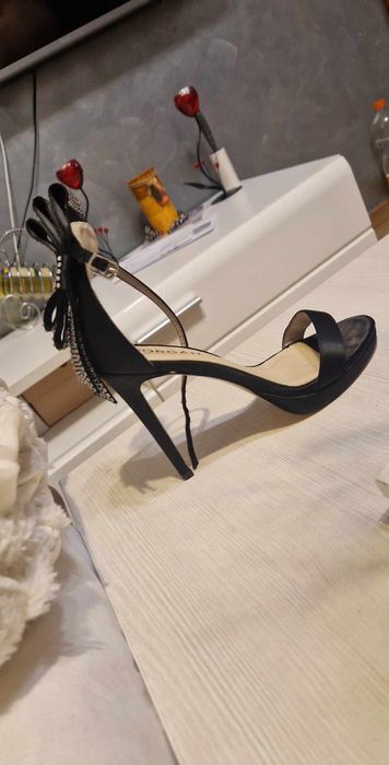 Sandale cu toc de 15 cm